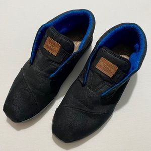 Toms Classic Mid Black Canvas Lace Up
